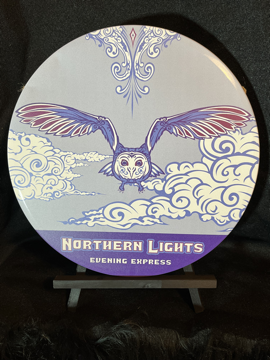Northern Lights 30 cm x 30 cm Round Aluminum Sign