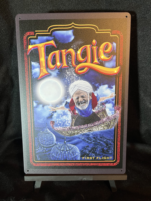 Tangie Magic Carpet 20 cm x 30 cm Aluminum Sign